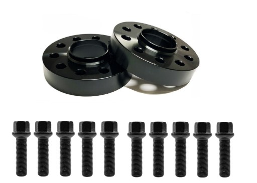 Распорки + винтычерные vw/audi 5x100 / 5x112x57, 1 20 мм