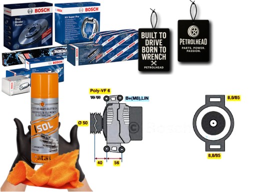 BOS0 986 - Bosch #petrolhead pro+ kit4 генератор