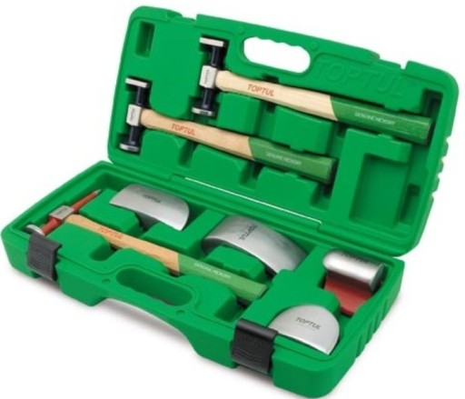 КОМПЛЕКТ КУЗОВА TOPTUL, 7 ШТ, 4 КРЫШКИ