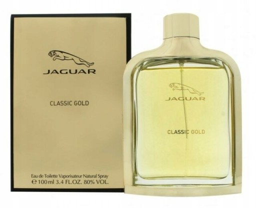 Jaguar For Men Classic Gold EDT M 100ml fólia