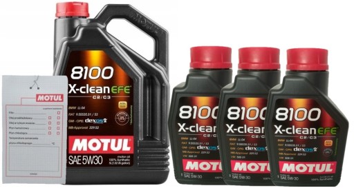 Motul 8100 x-clean efe 8L 5W-30