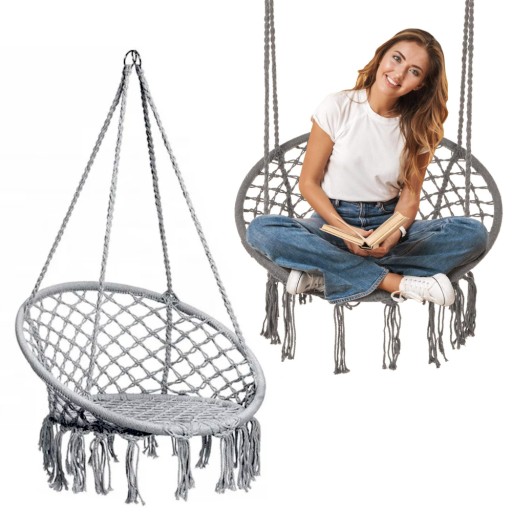 Гойдалки садові підвісні Chill\u0026Thrill 80х60