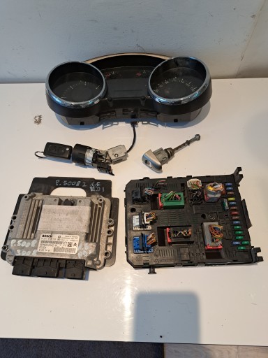 k04-00 9664059080 - Стартовый комплект компьютера peugeot 5008 и 3008 1.6 hdi 9 гц, вставка замка зажигания