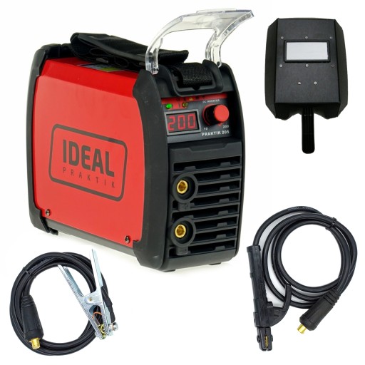 ИНВЕРТОРНЫЙ СВАРОЧНЫЙ АППАРАТ MMA 200A PRAKTIK205D МАСКА