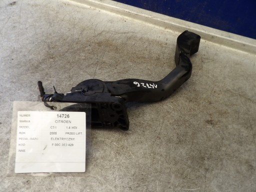 Citroen C3 1,4 hdi Pédale accélérateur pedales