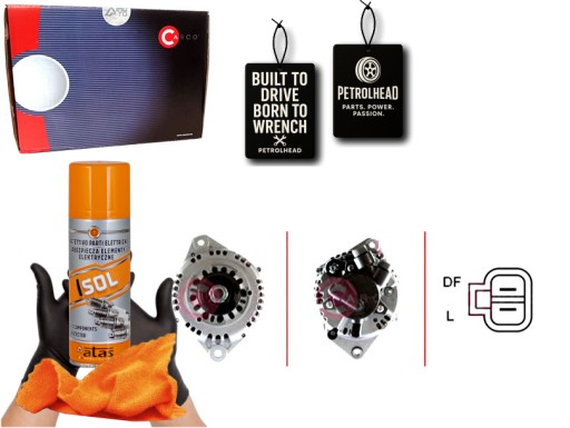 CASCAL20180AS#ECS-PCP+K - Генератор casco lr1100507 8973695080 ada5395 cgb1 #petrolhead pro+ kit4