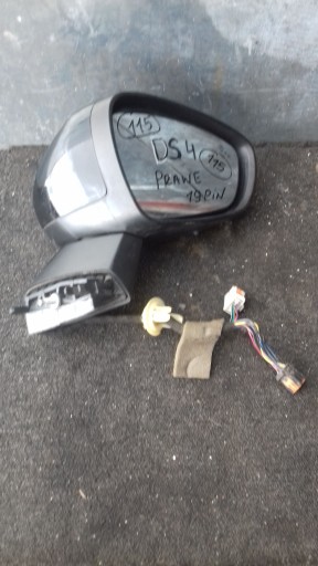 ЗЕРКАЛО ПРАВОЕ CITROEN DS4 19-контактный ПОМОЩНИК