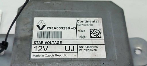 modulo 293A03329R di tensione OPEL MOVANO II