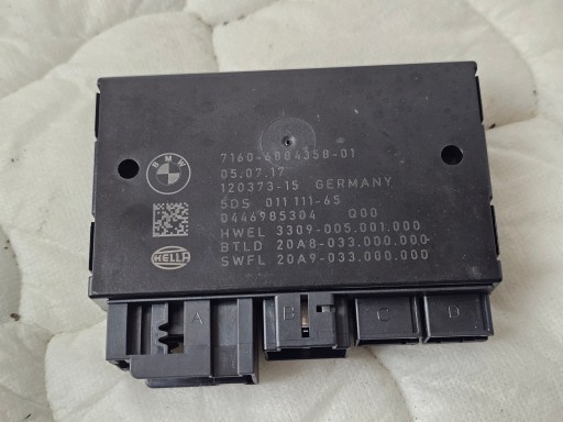 Bmw g30 g31 g01 g02 блок управления крюком 6884358