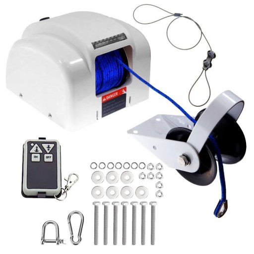 06186 - ЕЛЕКТРИЧНА ЛЕБІДКА З ДИСТАНЦІЙНИМ УПРАВЛІННЯМ 13,6 КГ-06186