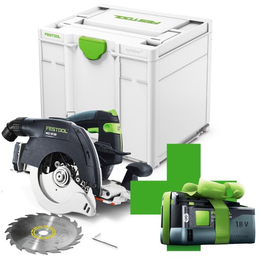 Ручная пила Festool HKC 55 EB-Basic аккумуляторная 18 В 576163 + аккумулятор
