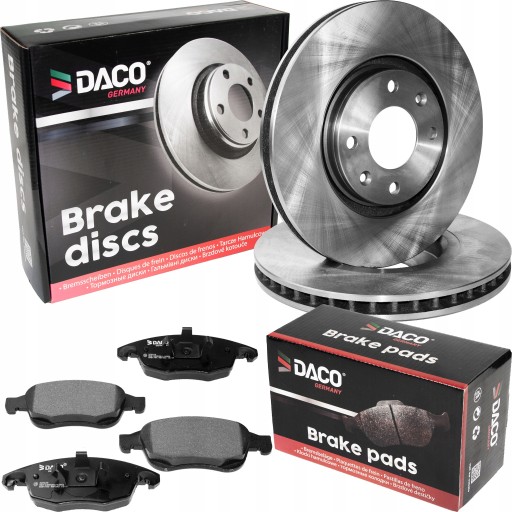 Диски колодки передні C3 C4 C5 307 308 Xsara Partner