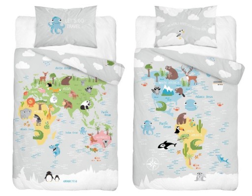 Комплект постільної білизни Detexpol 90 х 120 см різнокольоровий