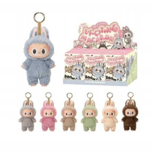 【正規品】POP MART LABUBU MACARON Sesame Bean Pop Mart Labubu Exciting Macaron Sesame Bean Pop Now