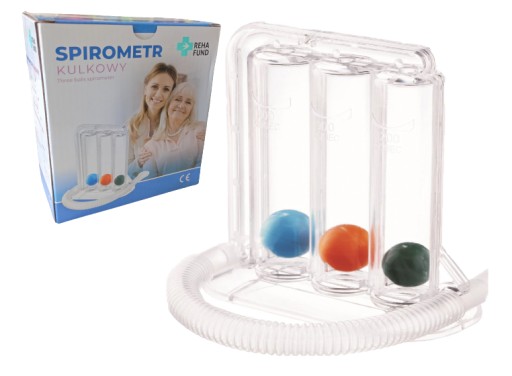 Спірометр кульковий Reha Fund RX-1402 для дихальних вправ