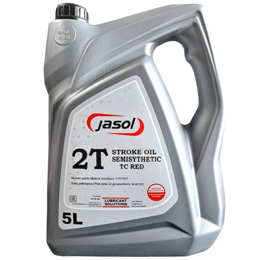 МАСЛО ДЛЯ ТОПЛИВНОЙ СМЕСИ JASOL 2T TC RED 5L
