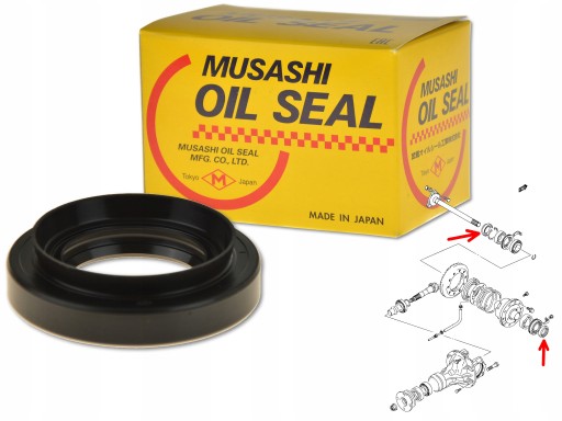 УЩІЛЬНЕННЯ ПЕРЕДНЬОГО ВАЛА 35x62x10x16 Z6142 JAPAN