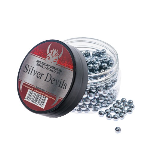 М'ячі Steel BB Silver Devils 500 шт 4.5мм