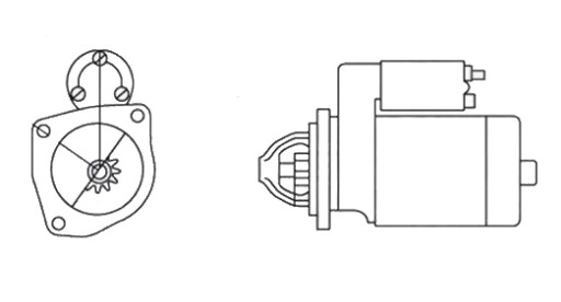 Стартер 063721045010 магнети марелли альфа ромео