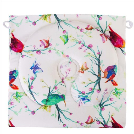 Прямокутна протиударна подушка BabyMatex, біла