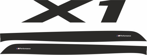 Наклейки BMW X1 F48 M Performance Stripes 3M QUALITY