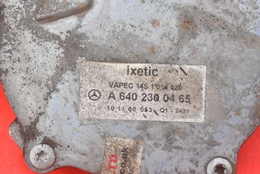 pumpa VACUM WAKUM A6402300465 MERCEDES B-KLASA W245 2.0 CDI 109 KM 05-08