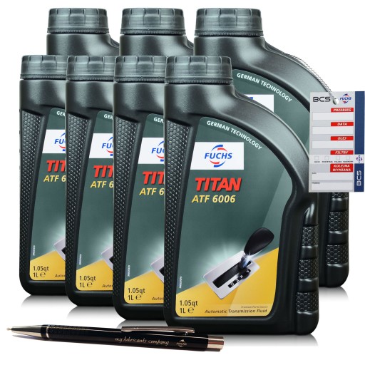 7 литров fuchs titan atf 6006 - масло акпп - 7л