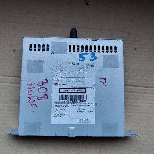 Stacja multimedialna Citroen DS5 9805593680