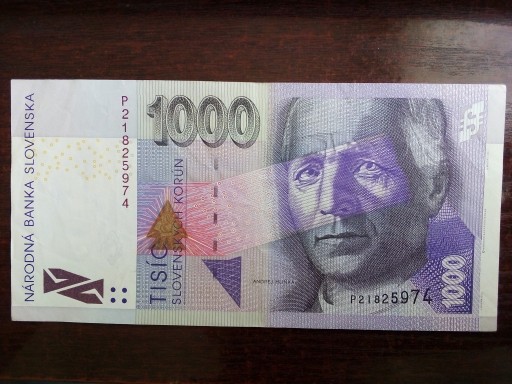 Banknot 1000 koron Słowacja