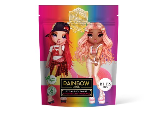 Bi-es Kids Rainbow High Sparkling Bath Balls