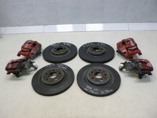 JAGUAR XJ X351 discs brake calipers KOMPLET