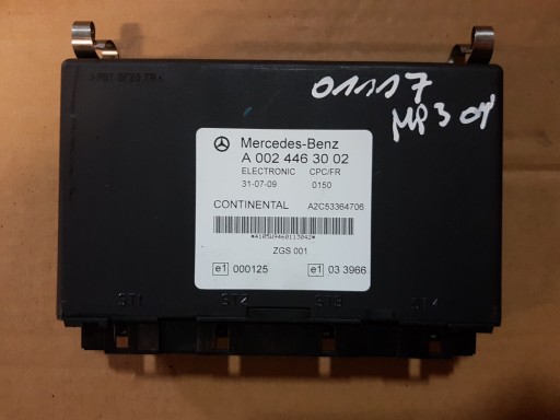 0024463002 - Actros mp3 mp2 модуль керування cpc/fr контролер 0024463002> 0024462002