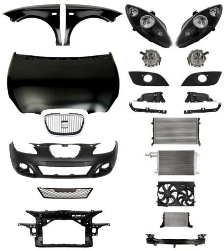 2285 - Seat Leon 09-12 Ремінь бампера Капот Крило