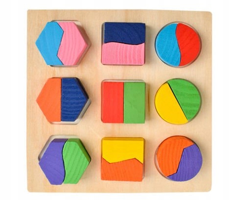 LT299 ДЕРЕВ'ЯНИЙ ПАЗЛ ФІГУРКА МОНТЕССОРІ