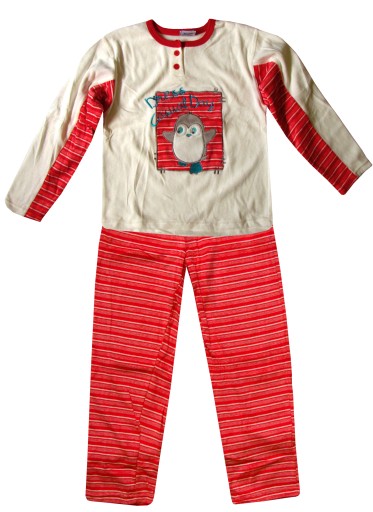 БРЮКИ ДИТЯЧІ СВІТШОТ ПІЖАМА 140 ЧЕРВОНА 12