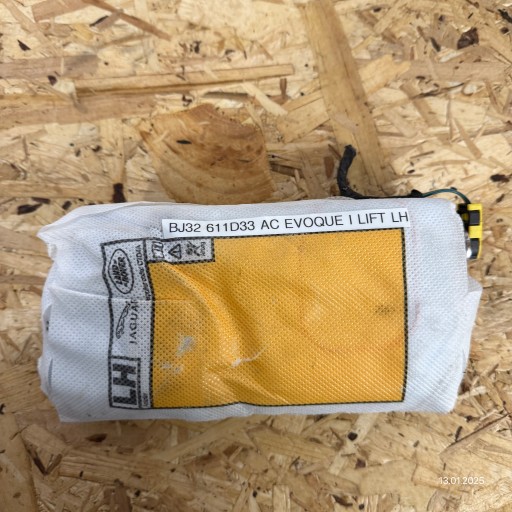seat airbag airbag DEMONTAZ LAND ROVER EVOQUE and BJ32-611D33-AC left