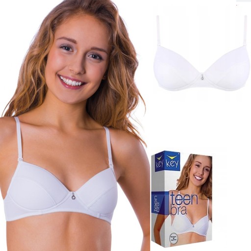 Бюстгальтер Key 70AA білий з підкладкою
