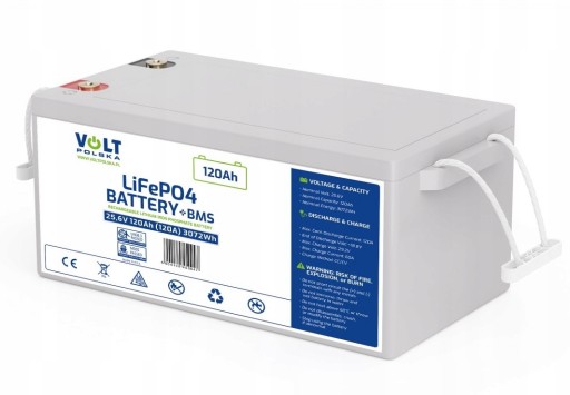 Літієва батарея 24v lifepo4 25.6v 120ah bms