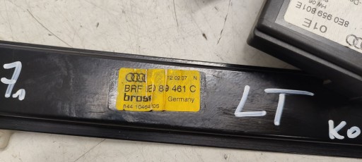 window regulator left rear part mechanism Audi A4 B7 2,7 TDI