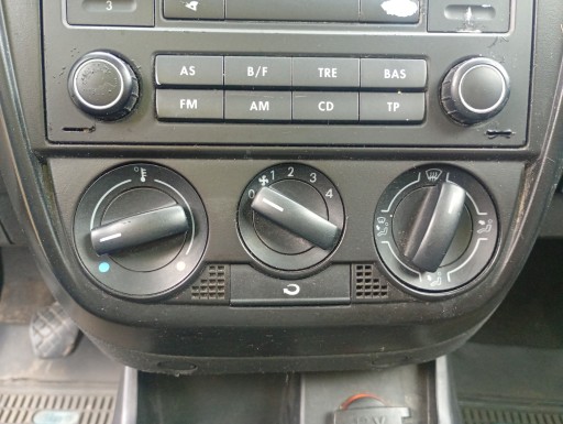 Panel switch regulacja air conditioning devices ogrzewania VW Fox 05-11