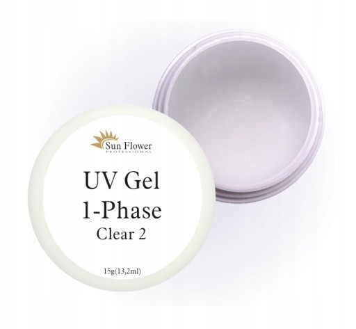 Sunflower - UV gél jednofázový Clear 2 15g