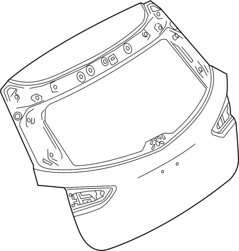 DKY06202XC - ОРИГИНАЛЬНАЯ КРЫШКА БАГАЖНИКА MAZDA CX3