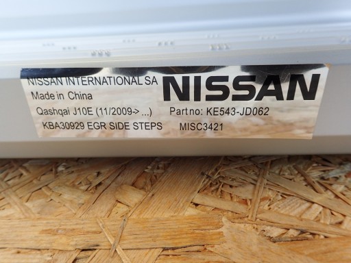 NOVY NÁŠLAP PRAH NISSAN QASHQAI J10 KE543-JD062