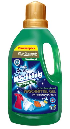 PRACí GEL UNIVERZÁLNY NEMECKÝ DER WASCHKONIG Universal 1,63 L 54pr DE