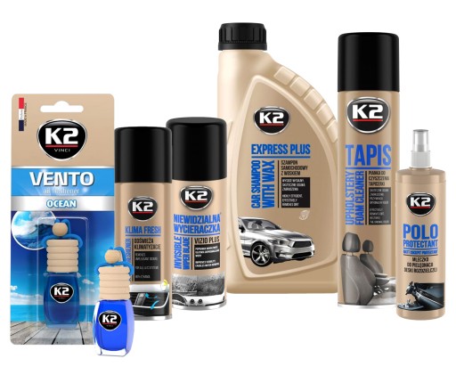 K2 набір косметики для догляду за автомобілем 6 EL