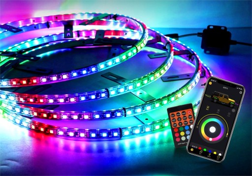 Модификация автомобиля RGB светодиодные ступицы колеса