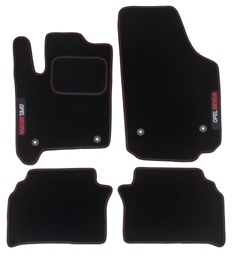 Opel Meriva A 2003-2010 автомобильные коврики + вышивка