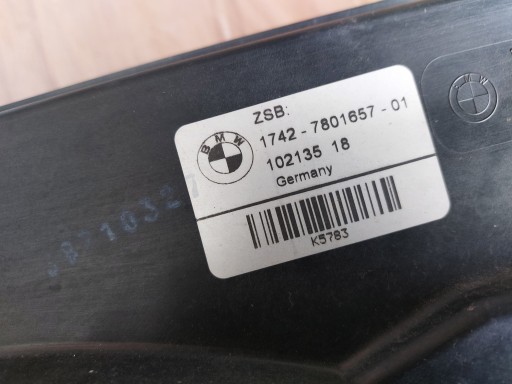 BMW E60 E61 7801657 ventilátor chladiče 7791548 DIESEL