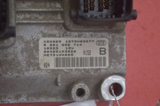 computer control unit of the engine 0261206714 ALFA ROMEO 147 1.6 16V 120 KM 00-04