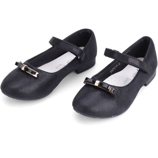 Балеринки для дівчинки на липучці 31 розмір чорні